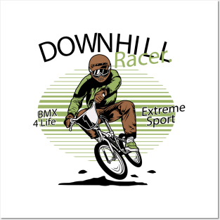 BMX Downhill Posters and Art